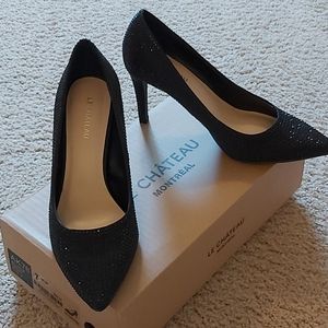 Women's dressy black heels